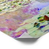 Claude Monet Water Lily Pond Giverny ポスター (角)