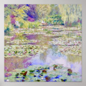 Claude Monet Water Lily Pond Giverny ポスター (正面)