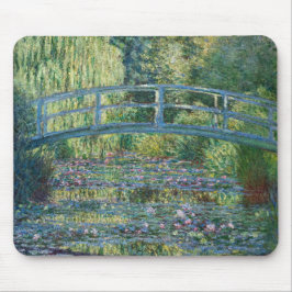 Claude Monet - Water Lily pond, Green Harmony マウスパッド