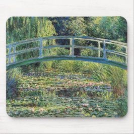Claude Monet - Water Lily Pond & Japanesese Bridge マウスパッド