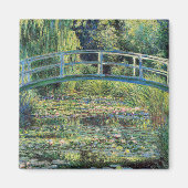 Claude Monet - Water Lily Pond & Japanesese Bridge マグネット (正面)