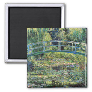 Claude Monet - Water Lily Pond & Japanesese Bridge マグネット
