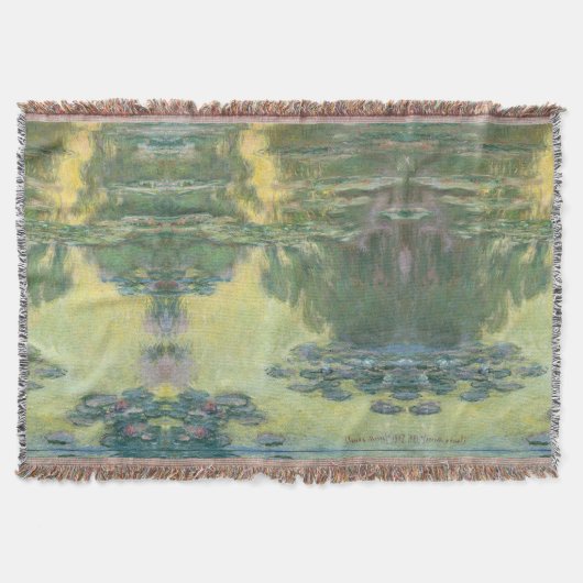 Claude Monet – Waterlilies – 1907 スローブランケット (正面)