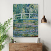 Claude Monet Waterlilies and Japanese Bridge ポスター