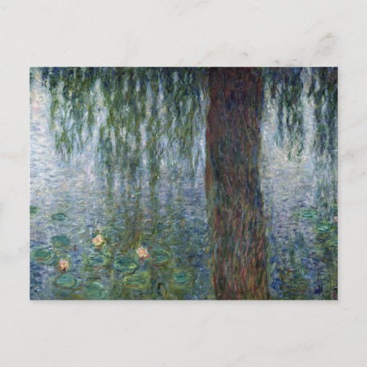 Claude Monet | Waterlilies Weeping Willows left ポストカード (正面)