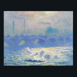 Claude Monet - Waterloo Bridge ポスター<br><div class="desc">Waterloo Bridge by Claude Monet, 1903. Claude Monet was a founder of French Impressionist painting, and the most consistent and prolific practitioner of the movement's philosophy of expressing one's perceptions before nature, especially as applied to plein-air landscape painting. The term "Impressionism" is derived from the title of his painting Impression,...</div>
