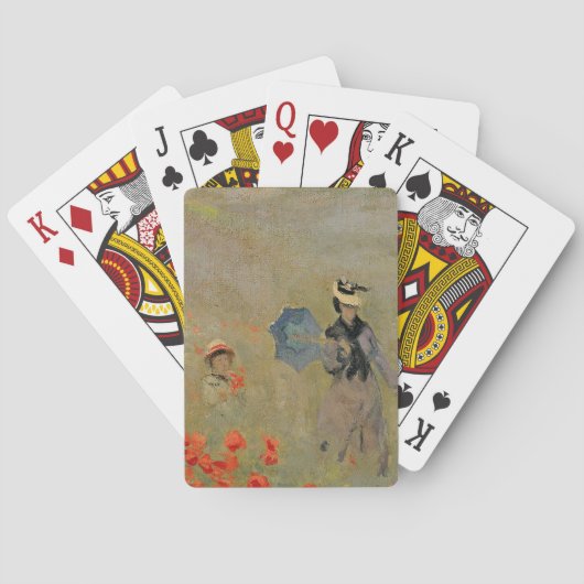 Claude Monet | Wild Poppies, near Argenteuil トランプ (裏面)