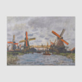 Claude Monet - Windmills near Zaandam 薄葉紙 (正面)