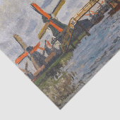 Claude Monet - Windmills near Zaandam 薄葉紙 (詳細)