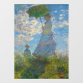 Claude Monet Woman with a Parasol ウィンドウサイン (シート)