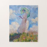 Claude Monet - Woman with a Parasol facing left ジグソーパズル<br><div class="desc">Study of a Figure Outdoors, also known as Woman with a Parasol/Umbrella facing left. By Claude Monet in 1886.</div>