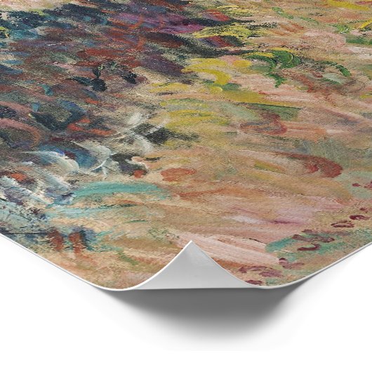 Claude Monet | Woman with Parasol Turned Left ポスター (角)