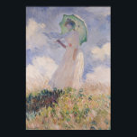 Claude Monet | Woman with Parasol Turned Left ポスター<br><div class="desc">Woman with Parasol turned to the Left,  1886 | by Claude Monet | Art Location: Musee d'Orsay,  Paris,  France | French Artist | Image Collection Number: XIR16615</div>