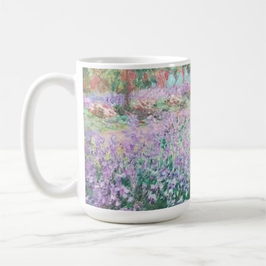 Claude Monet's Garden at Giverny Coffee Cup コーヒーマグカップ (左)