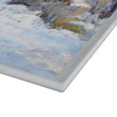 Claude Monet's snow at Argenteuil カッティングボード (角)