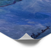 Claude Monet's Water Lilies (1915)  ポスター (角)