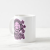 Claudia Doodle Emoji 3 コーヒーマグカップ (正面左)