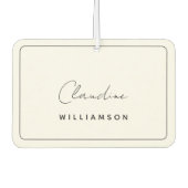 Claudine Williamson カーエアーフレッシュナー (正面)