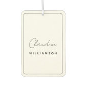 Claudine Williamson カーエアーフレッシュナー (正面)