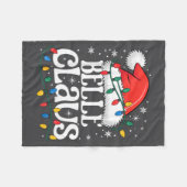 Claus Funny Xmas Christmas Grandma Holiday Style  フリースブランケット (正面(横))