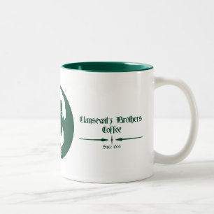 Clausewitzの兄弟のコーヒー引用語句のマグ ツートーンマグカップ