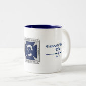 Clausewitzの挑戦硬貨のコーヒー・マグ ツートーンマグカップ (正面右)