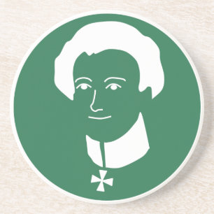 "Clausewitz兄弟コーヒー"の砂岩コースター コースター