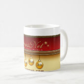 ClausNetのメンバーの熱いココアマグ コーヒーマグカップ (正面右)