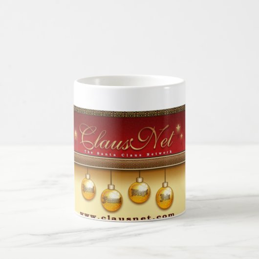 ClausNetのメンバーの熱いココアマグ コーヒーマグカップ (中央)