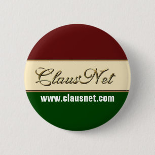 ClausNetのメンバーボタン、www.clausnet.com 缶バッジ