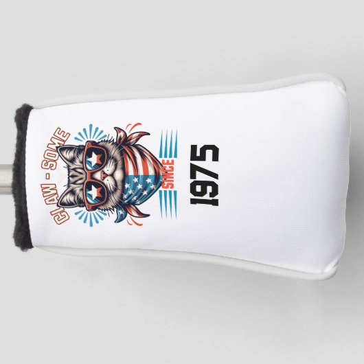 Claw-Some Personalised ゴルフヘッドカバー (正面)