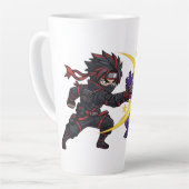 Claw Strike Ninja vs Monster Chibi Anime RPG Game  カフェラテマグ (左アングル)