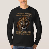 Claws Scratch Ripping Cougar Mountain Lion   1 Tシャツ (正面)
