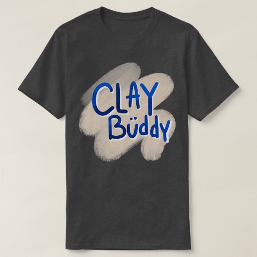 Clay buddy tシャツ (デザイン正面)