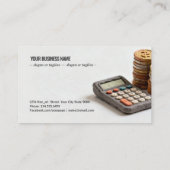 Clay Finance: Calculating Success 名刺 (裏面)