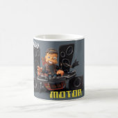 Clay Kids - Taza Motor gris コーヒーマグカップ (中央)