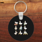 Clay Whisperer T Er Ceramic Silly Goose Making Tte キーホルダー (正面)