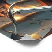 Claymore Poster Dark Fantasy Gothic Warrior Queen ポスター (角)