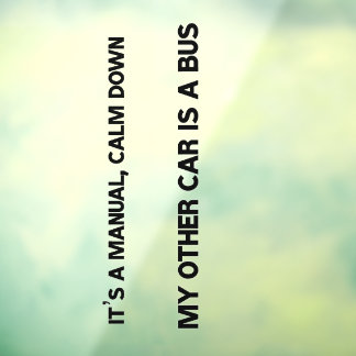 Claysステッカー ウィンドウサイン