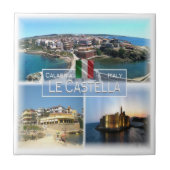 CLB010 LE CASTELLA,カラブリア,イタリア, タイル (正面)