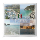 CLB013 TROPEA，カラブリア，イタリア， タイル (正面)