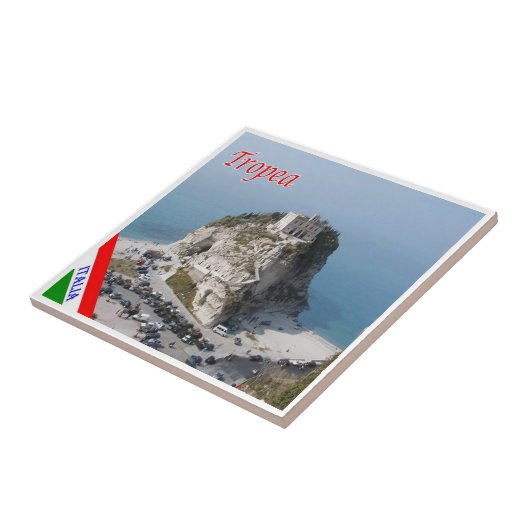 CLB019 TROPEA,カラブリア,イタリア, タイル (側面)