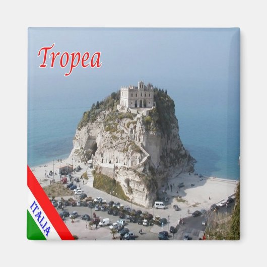 CLB019 TROPEA, Calabria，イタリア，冷蔵庫 マグネット (正面)