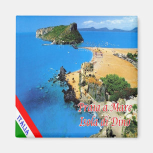 CLB024 PRAIA A MARE, Dino Island,イタリア,冷蔵庫 マグネット