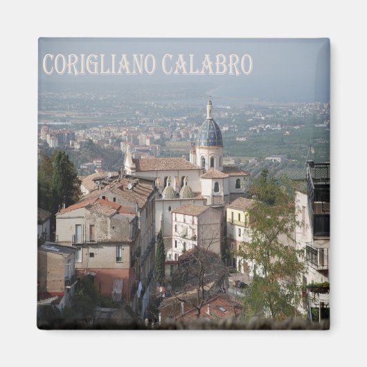 CLB029 CORIGLIANO CALABRO，イタリア，冷蔵庫 マグネット (正面)