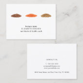 Clean モダン Seeds写真栄養士 名刺 (正面/裏面)