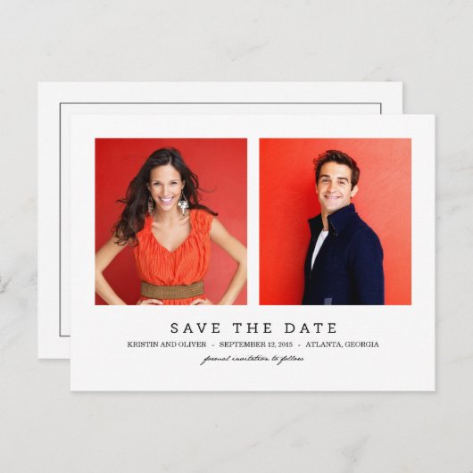 CLEAN 2写真ポストカードを保存 案内ポストカード (正面/裏面)