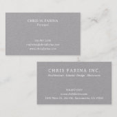 Clean Architect's Business Card 名刺 (正面/裏面)