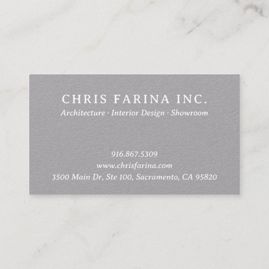 Clean Architect's Business Card 名刺 (裏面)