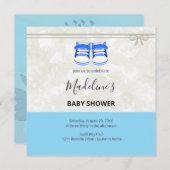 Clean Baby Shower Invitation – Customizable  セーブザデート (正面/裏面)